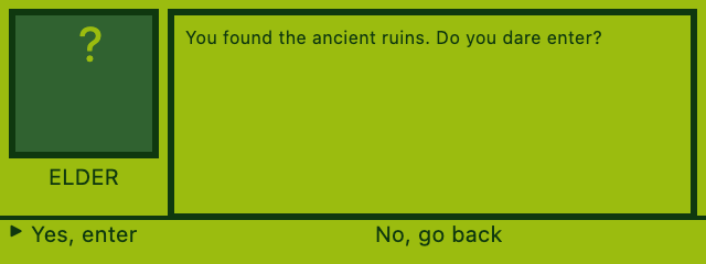 NPC Dialog Box