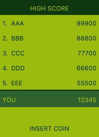 Arcade Score Board