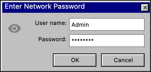 W95 Login Dialog