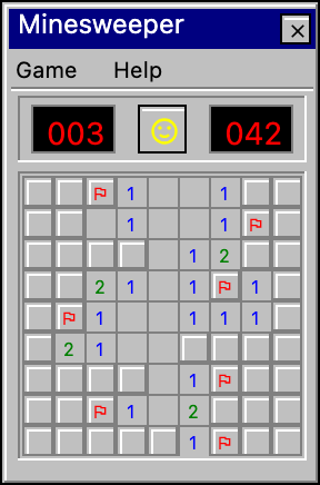 W95 Mine Hunt Window