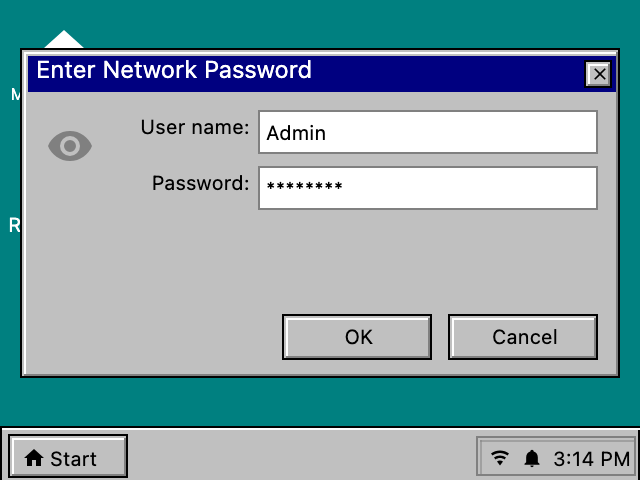 W95 Scene: Login