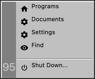 W95 Start Menu