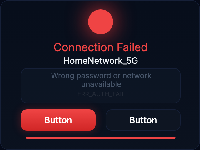 WiFi Error